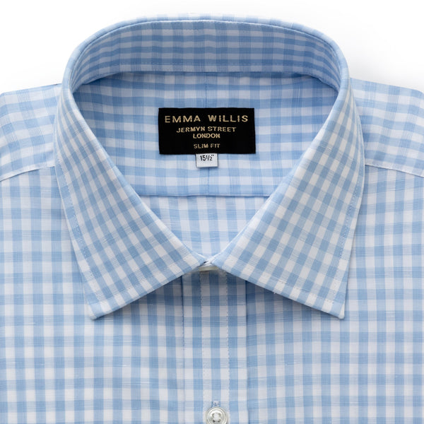 Sky Gingham Zephirlino Shirt – Emma Willis